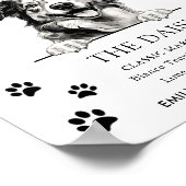 Australian Shepherd Trouwhandtekening Drink Teken Poster (Hoek)