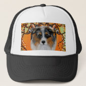 AUSTRALIAN SHEPHERD TRUCKER PET (Voorkant)