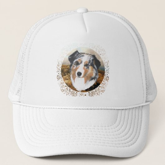 Australian Shepherd Trucker Pet (Voorkant)