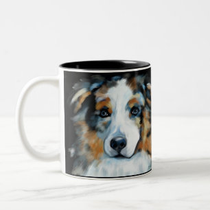 Australian Shepherd Tweekleurige Koffiemok