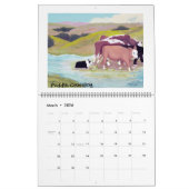 Australian Shepherd Two Page Large Calendar Kalender (Mar 2026)