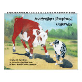 Australian Shepherd Two Page Large Calendar Kalender (Hoes)