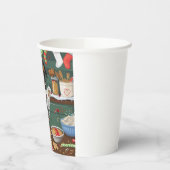 Australian Shepherd Vakantie Bakken Kerstmis Papieren Bekers (Links)