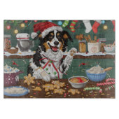 Australian Shepherd Vakantie Bakken Kerstmis Snijplank (Voorkant)