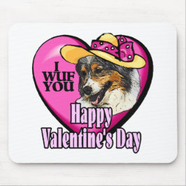 Australian Shepherd Valentijnsdag Gifts Muismat