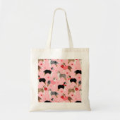 Australian Shepherd Valentine Pattern Tote Bag (Voorkant)