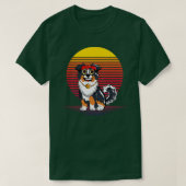 Australian Shepherd Vapor T-shirt (Design voorkant)