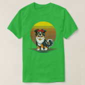 Australian Shepherd Vapor T-shirt (Design voorkant)