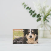 Australian Shepherd Visitekaartje (Staand voorkant)