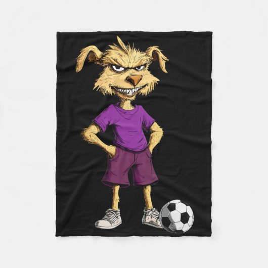 Australian Shepherd Voetbal _3 Fleece Deken (Voorkant)
