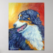 Australian Shepherd Wall Print (Voorkant)