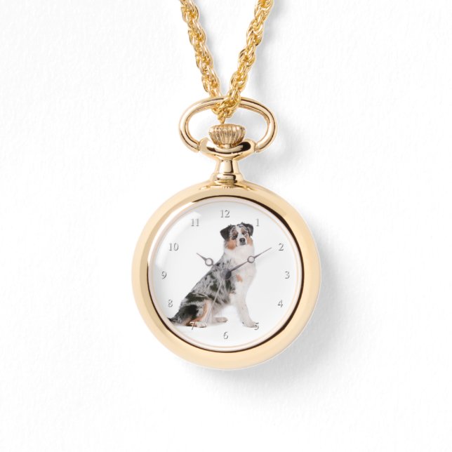 Australian Shepherd Watch Horloge (Voorkant)