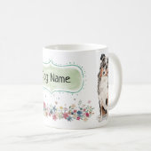 Australian Shepherd Waterverf Mok (Voorkant rechts)