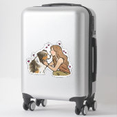 Australian Shepherd - Werkend Sticker (Koffer)