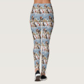 Australian Shepherd Winter Wonderland Kerstmis Leggings (Achterkant)