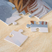 Australian Shepherd Winter Wonderland Kerstmis Legpuzzel (Zijkant)