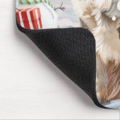 Australian Shepherd Winter Wonderland Kerstmis Muismat (Hoek)