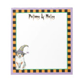 Australian Shepherd Witch Notitieblok (Voorkant)