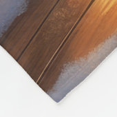 Australian Shepherd With Christmas Lights Holiday Fleece Deken (Hoek)