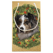 Australian Shepherd Wreath Klein Cadeauzakje (Achterkant)