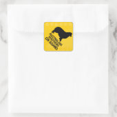 Australian Shepherd Xing Vierkante Sticker (Tas)