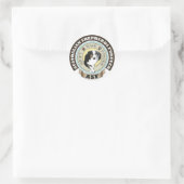 Australian Shepherds Furever Logo Ronde Sticker (Tas)
