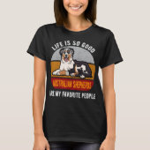 Australian Shepherds zijn mijn favoriete mensen Do T-shirt (Voorkant)