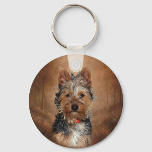 Australian Silky Terrier Sleutelhanger