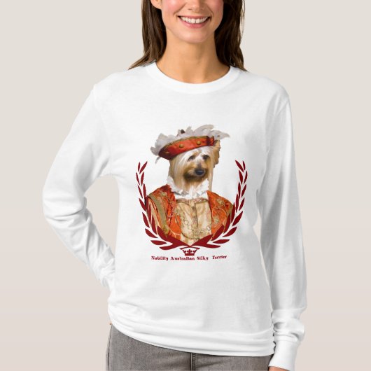 Australian Silky Terrier T-Shirt Nobility (Voorkant)