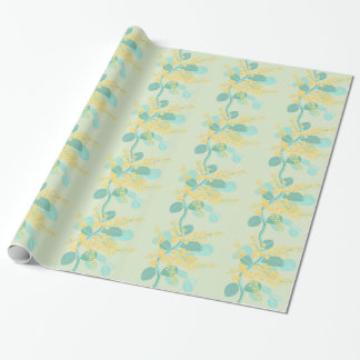 Australian Silver Wattle bloesems Cadeaupapier