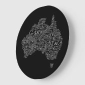 Australian slang map grote klok (Hoek)