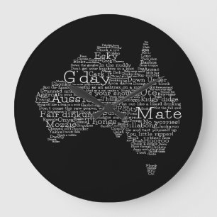 Australian slang map grote klok