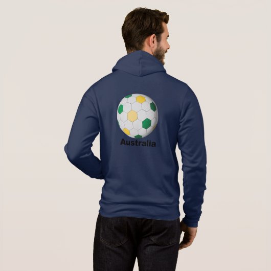 Australian Soccer Hoodie (Achterkant volledig)