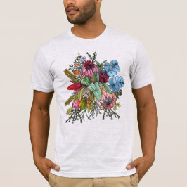 Australian Struik Flowers Boeket Wattle Protea T-shirt