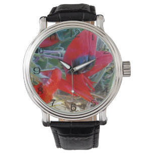 Australian Sturts Desert Pea, Horloge