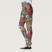 Australian Summer Wildflower Garden Leggings (Links)
