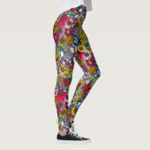 Australian Summer Wildflower Garden Leggings (Rechts)