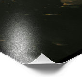 Australian Sunset Kookaburra Silhouette Foto Foto Afdruk (Hoek)