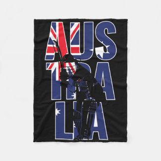 Australian Supporters Team Kit Gift Australia Cric Fleece Deken