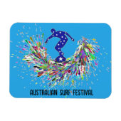 Australian Surf Festival Magnet Magneet (Horizontaal)