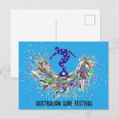 Australian Surf Festival Post Kaart (Voorkant / Achterkant)