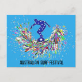 Australian Surf Festival Post Kaart (Voorkant)