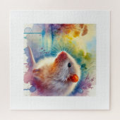 Australian swamp rat 010824AREF143 - Watercolor Legpuzzel (Horizontaal)
