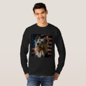 Australian Terrier 4th of July  Australian Terrier T-shirt (Voorkant volledig)