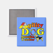 Australian_Terrier_Agility Magneet (Voorkant / Achterkant)
