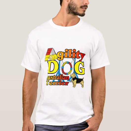 Australian_Terrier_Agility T-shirt (Voorkant)