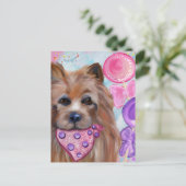 AUSTRALIAN TERRIËR BRIEFKAART (Staand voorkant)