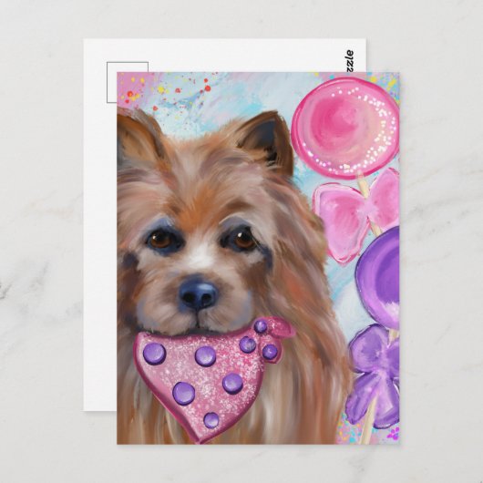 AUSTRALIAN TERRIËR   BRIEFKAART (Voorkant / Achterkant)