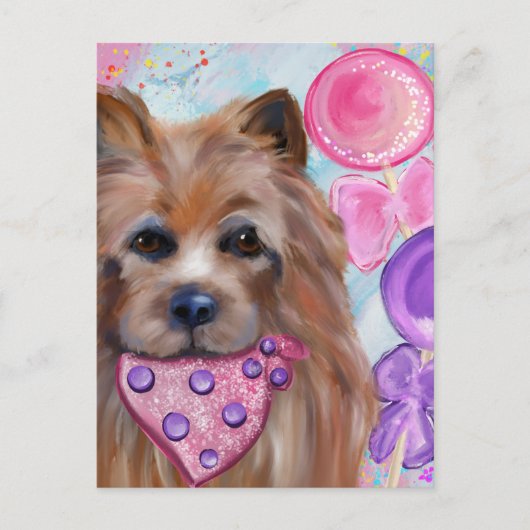 AUSTRALIAN TERRIËR BRIEFKAART (Voorkant)