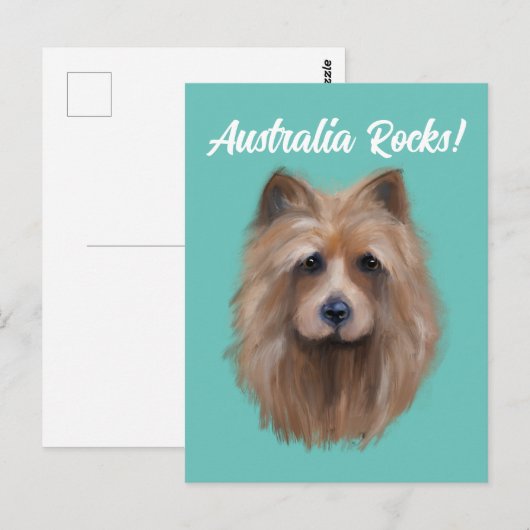 AUSTRALIAN TERRIËR BRIEFKAART (Voorkant / Achterkant)